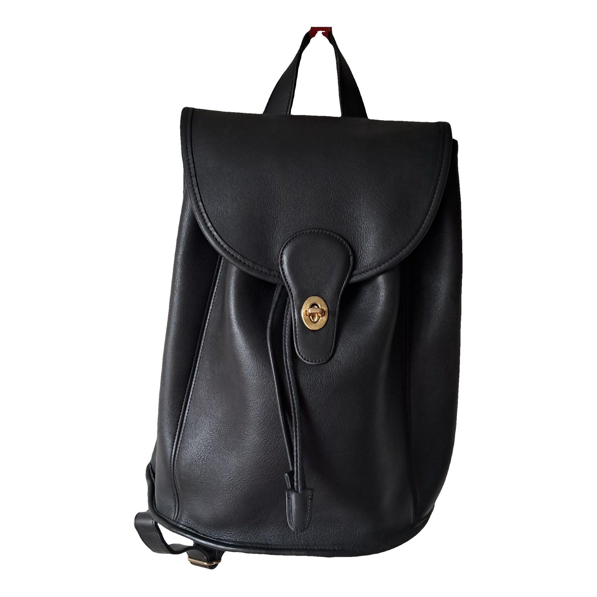 Leather backpack