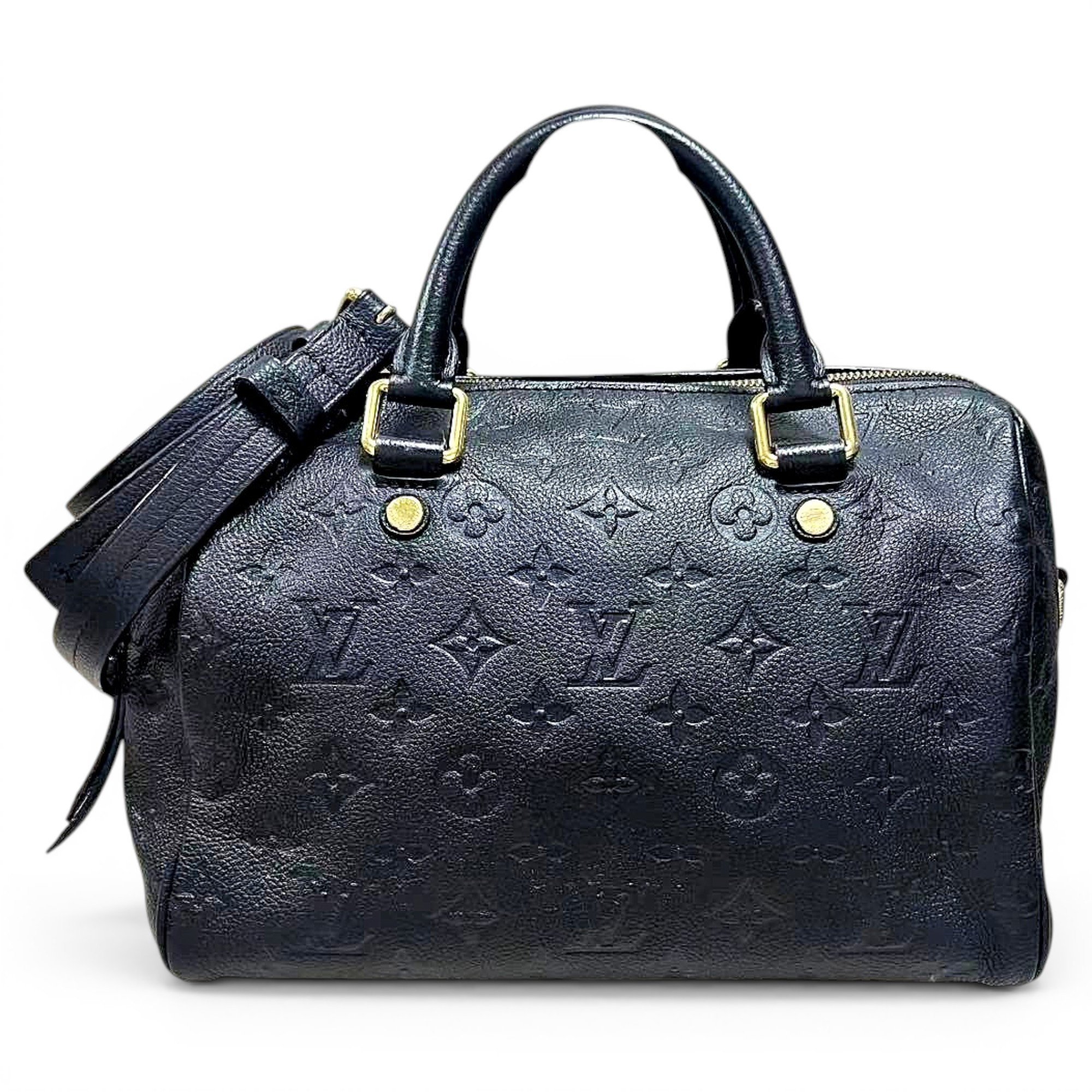 Speedy leather handbag