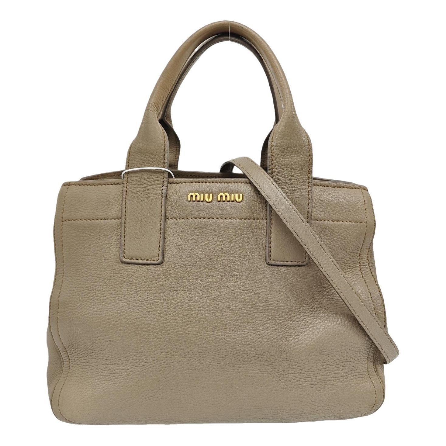Leather handbag