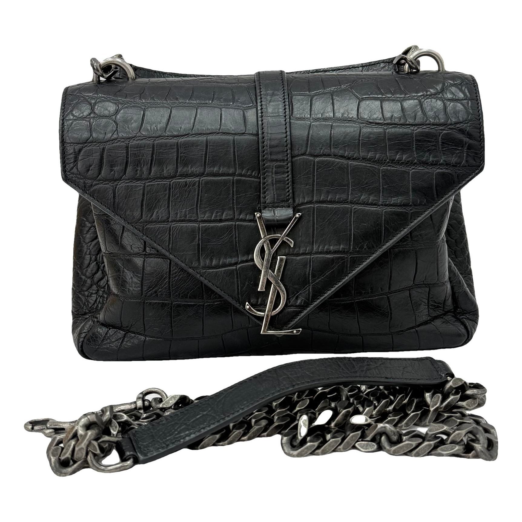 Collége monogramme leather handbag