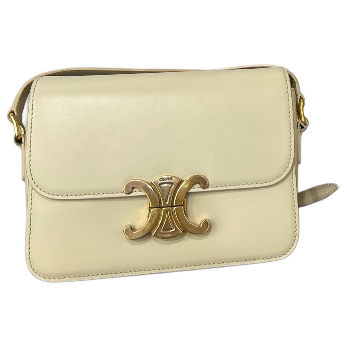 Triomphe leather handbag