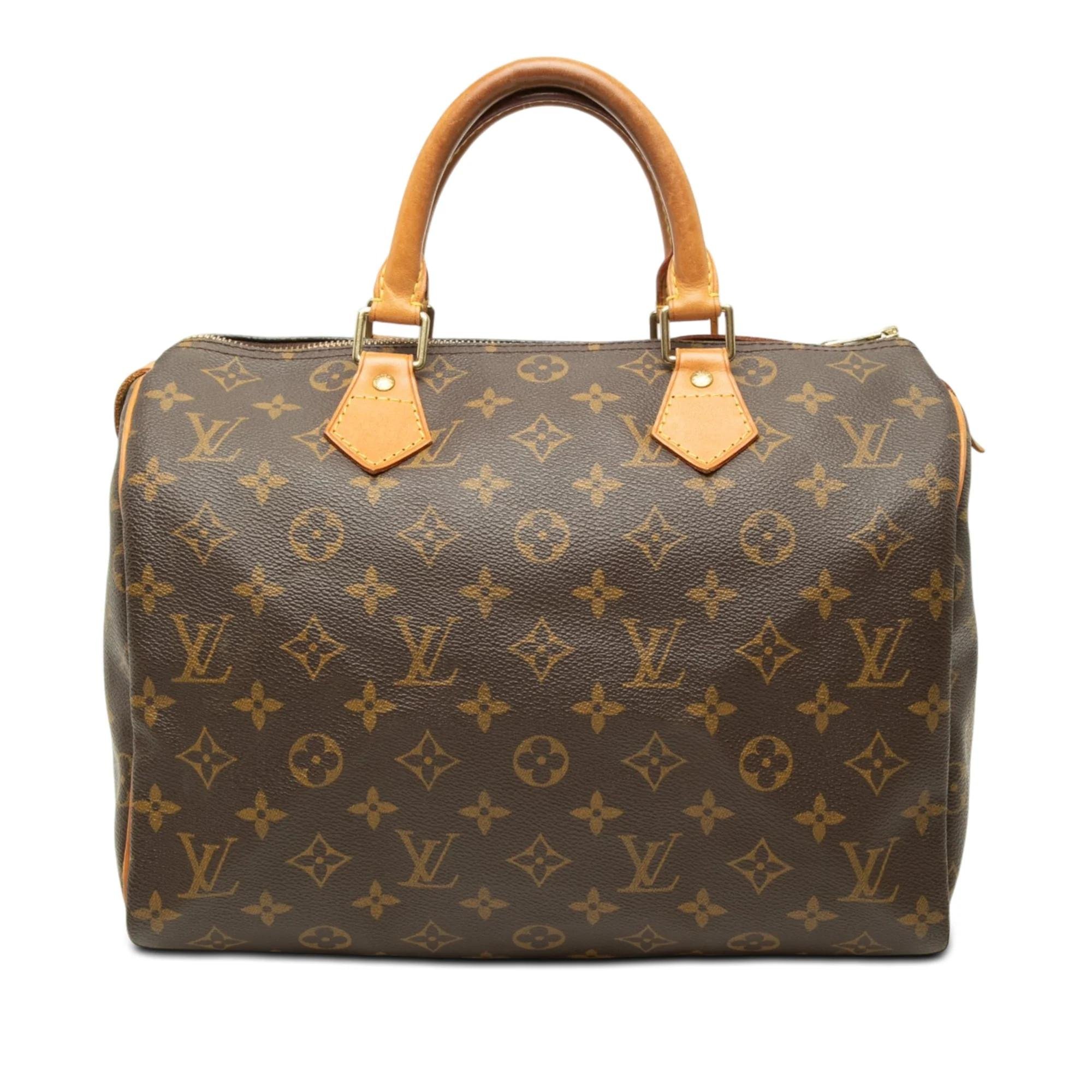 Speedy leather handbag