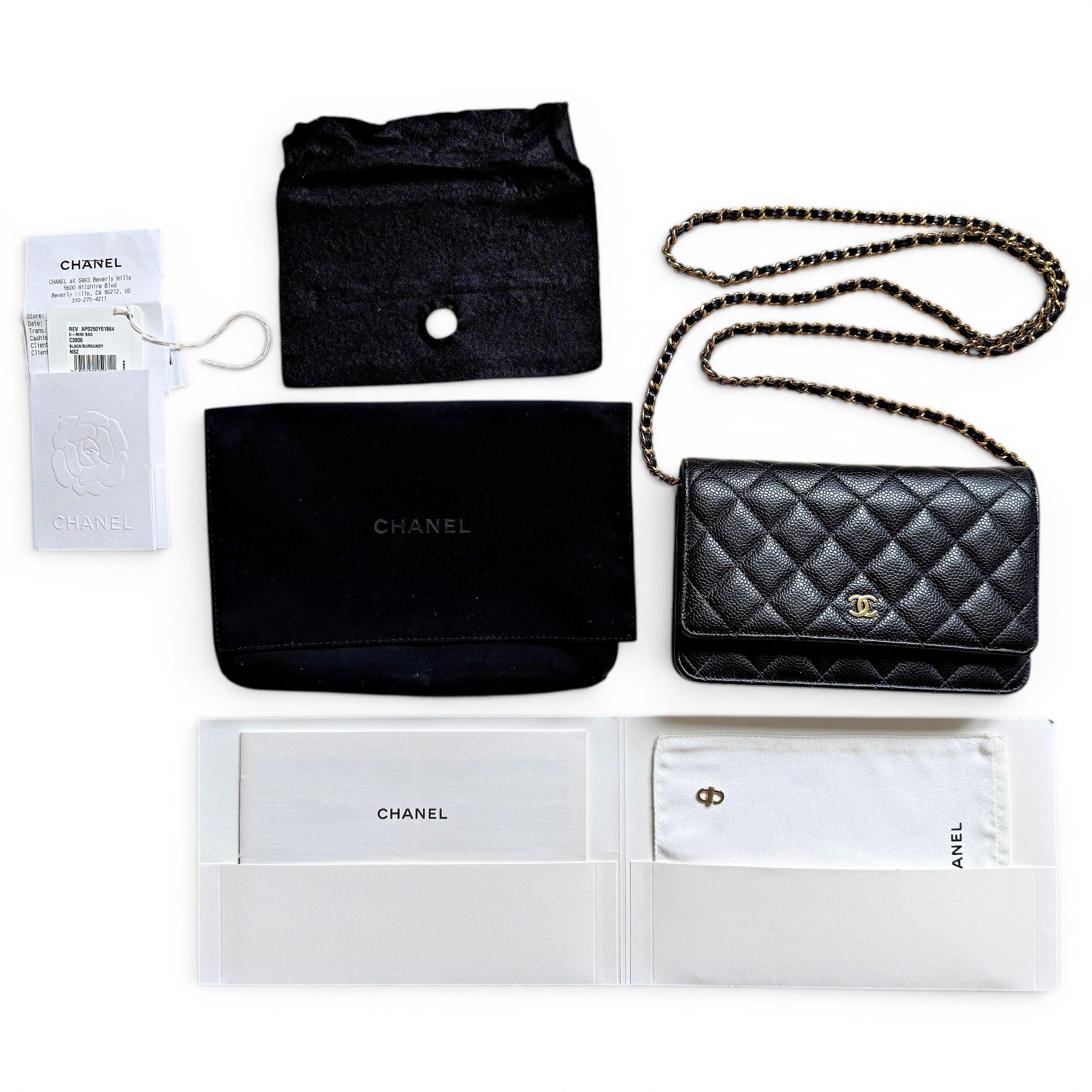Wallet On Chain Timeless/Classique leather handbag