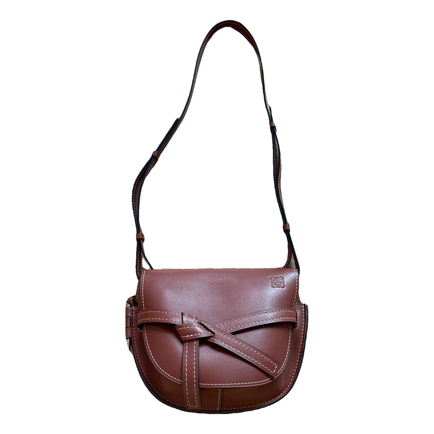 Gate leather crossbody bag