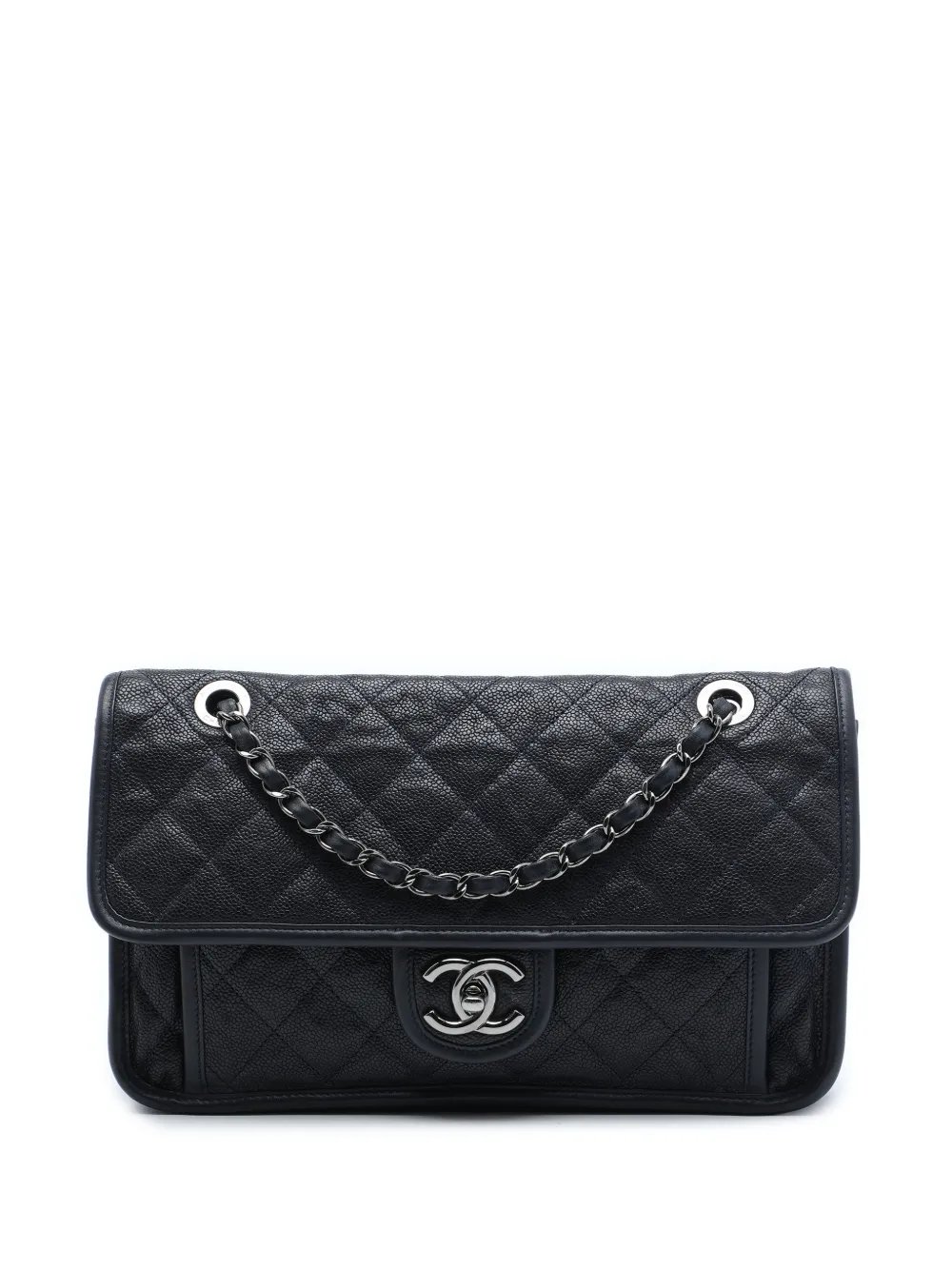 2014 Medium Quilted Caviar French Riviera Flap shoulder bag