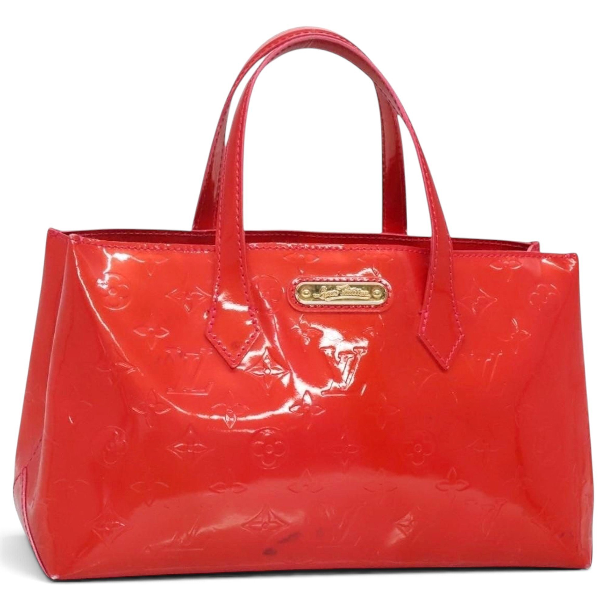 Wilshire patent leather handbag