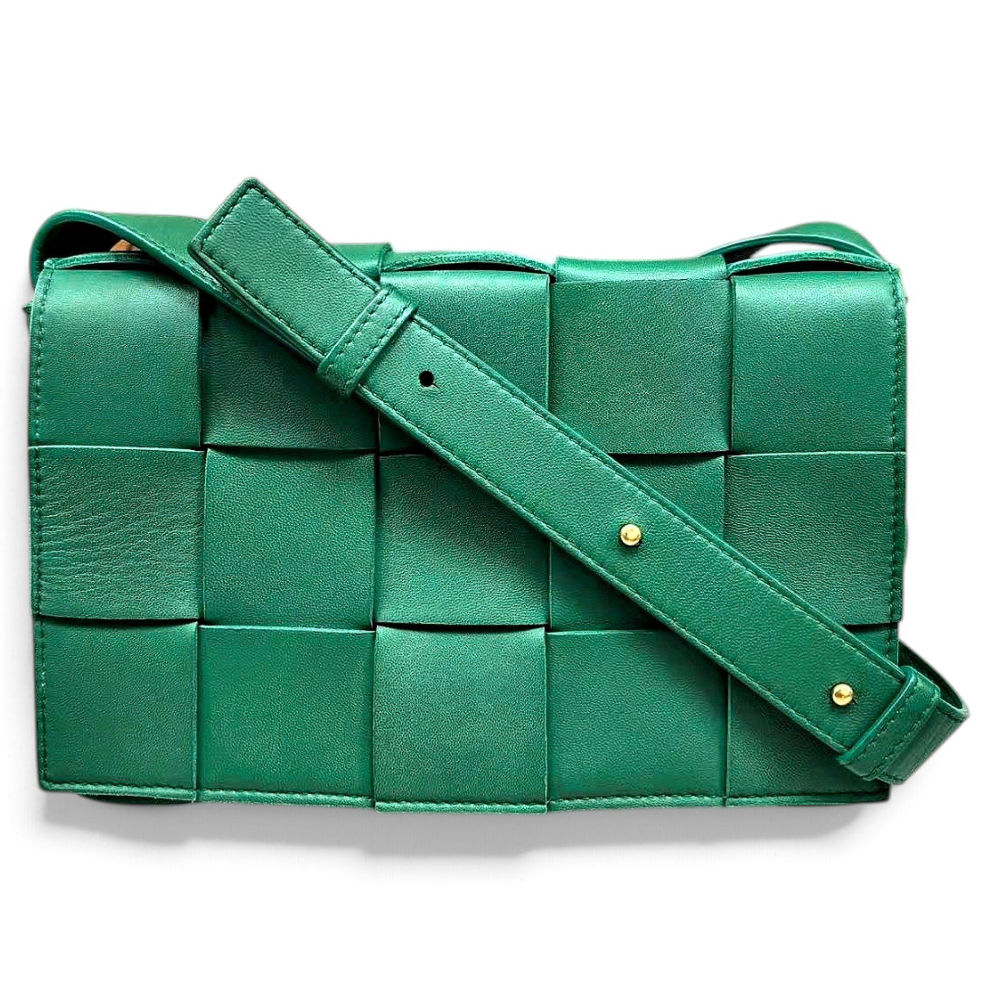 Cassette leather crossbody bag