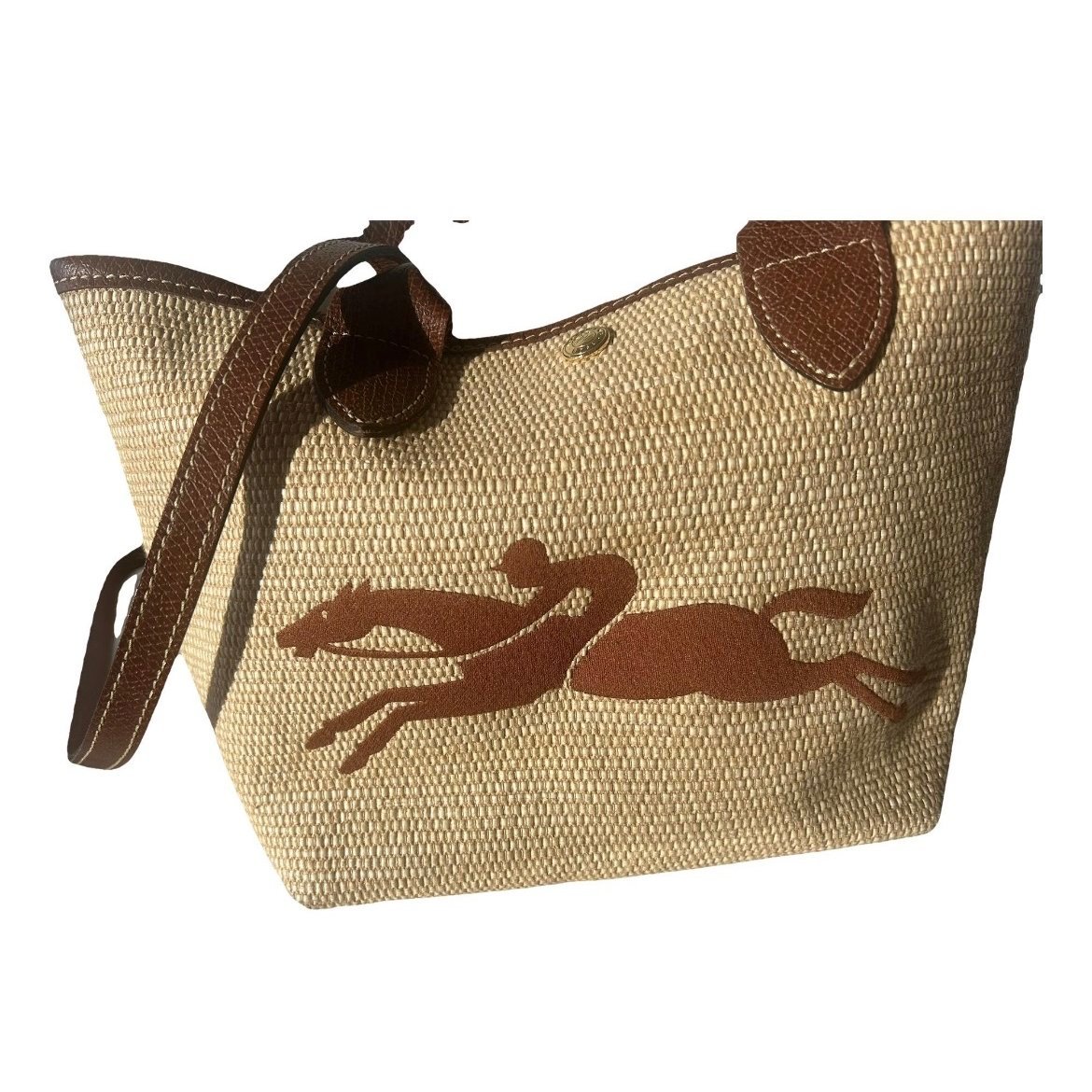Pliage leather handbag