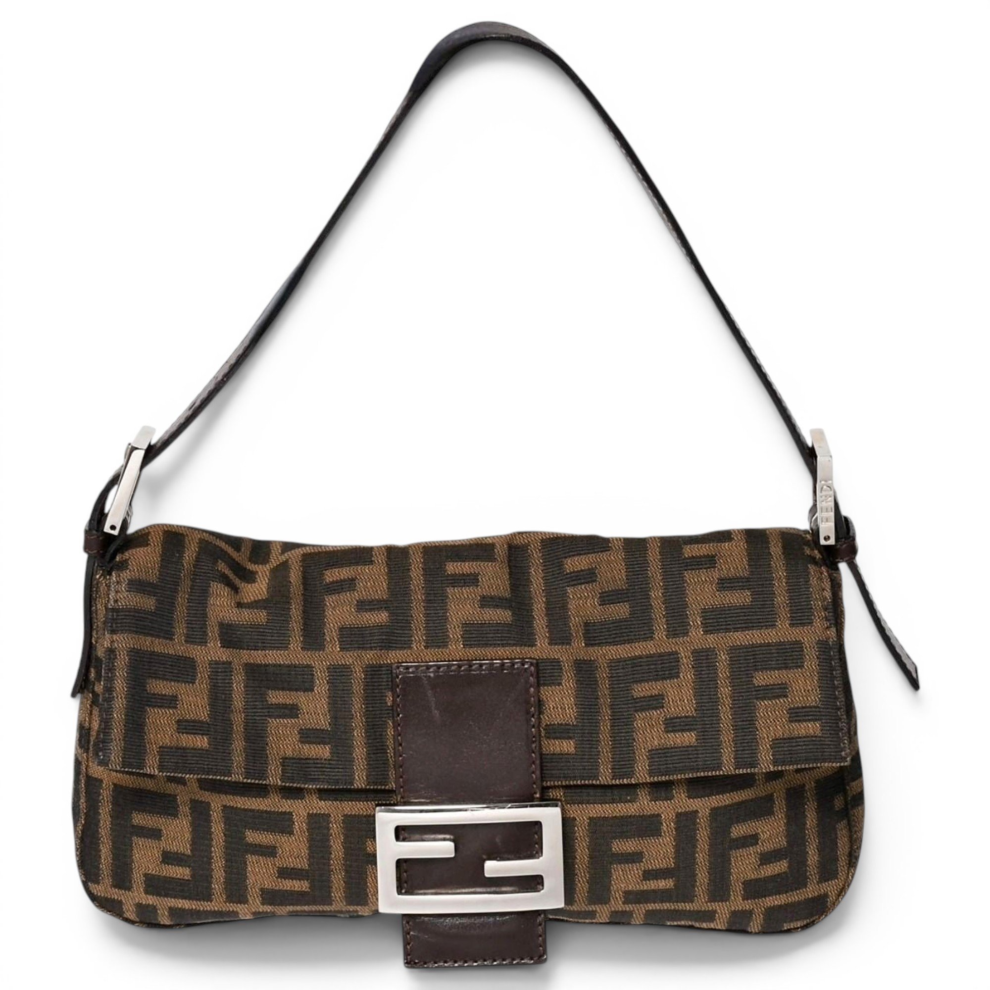 Baguette leather handbag