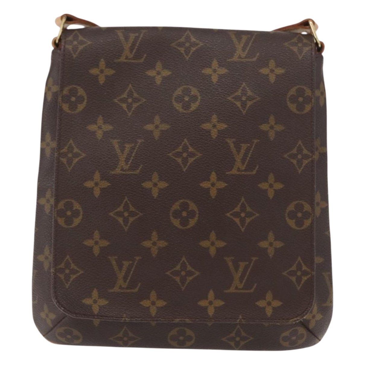 Musette leather handbag