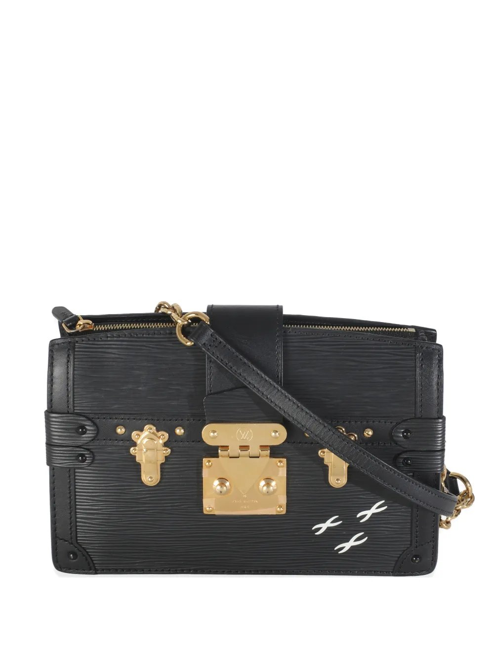 Trunk Epi-leather cross body bag