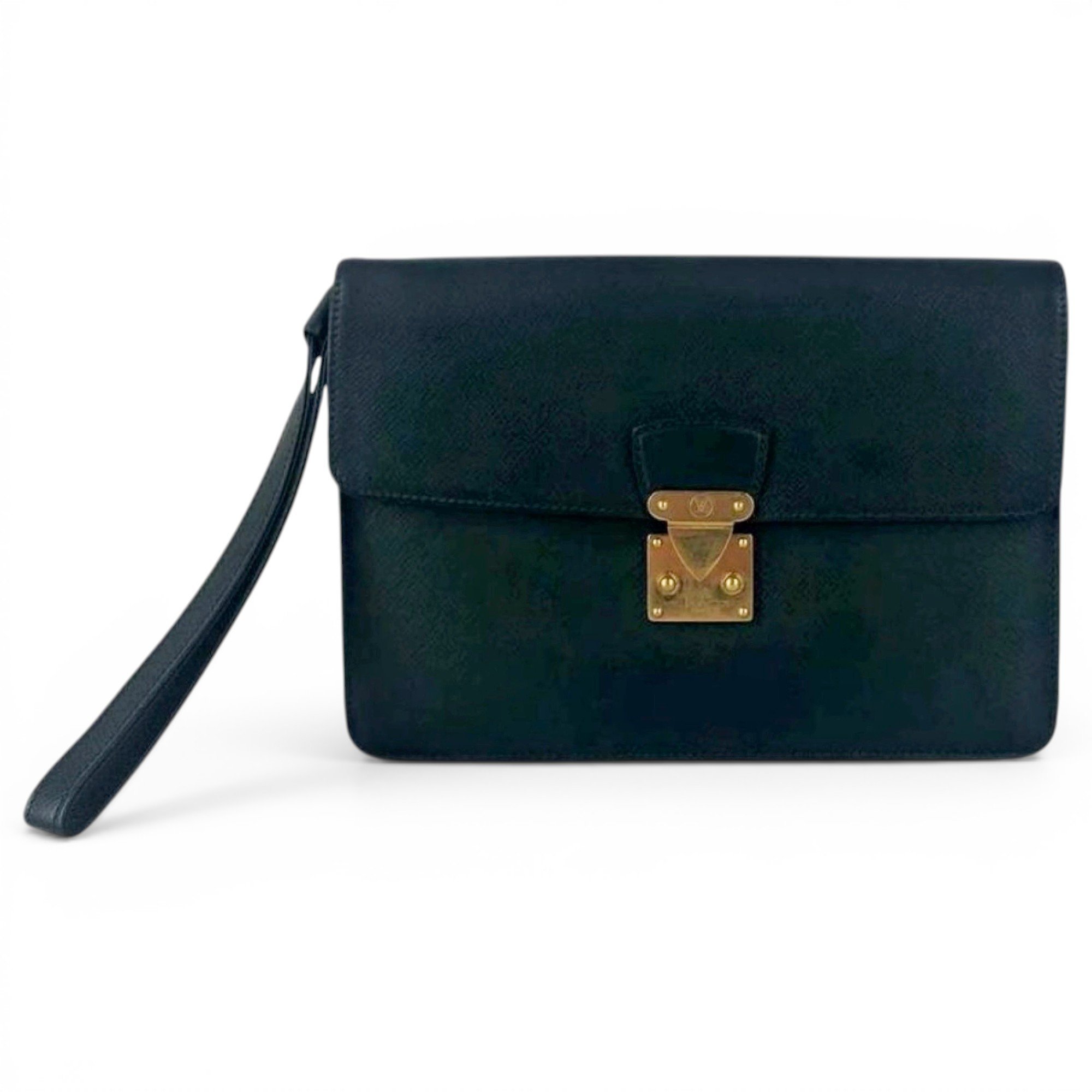 Saint Paul leather clutch bag