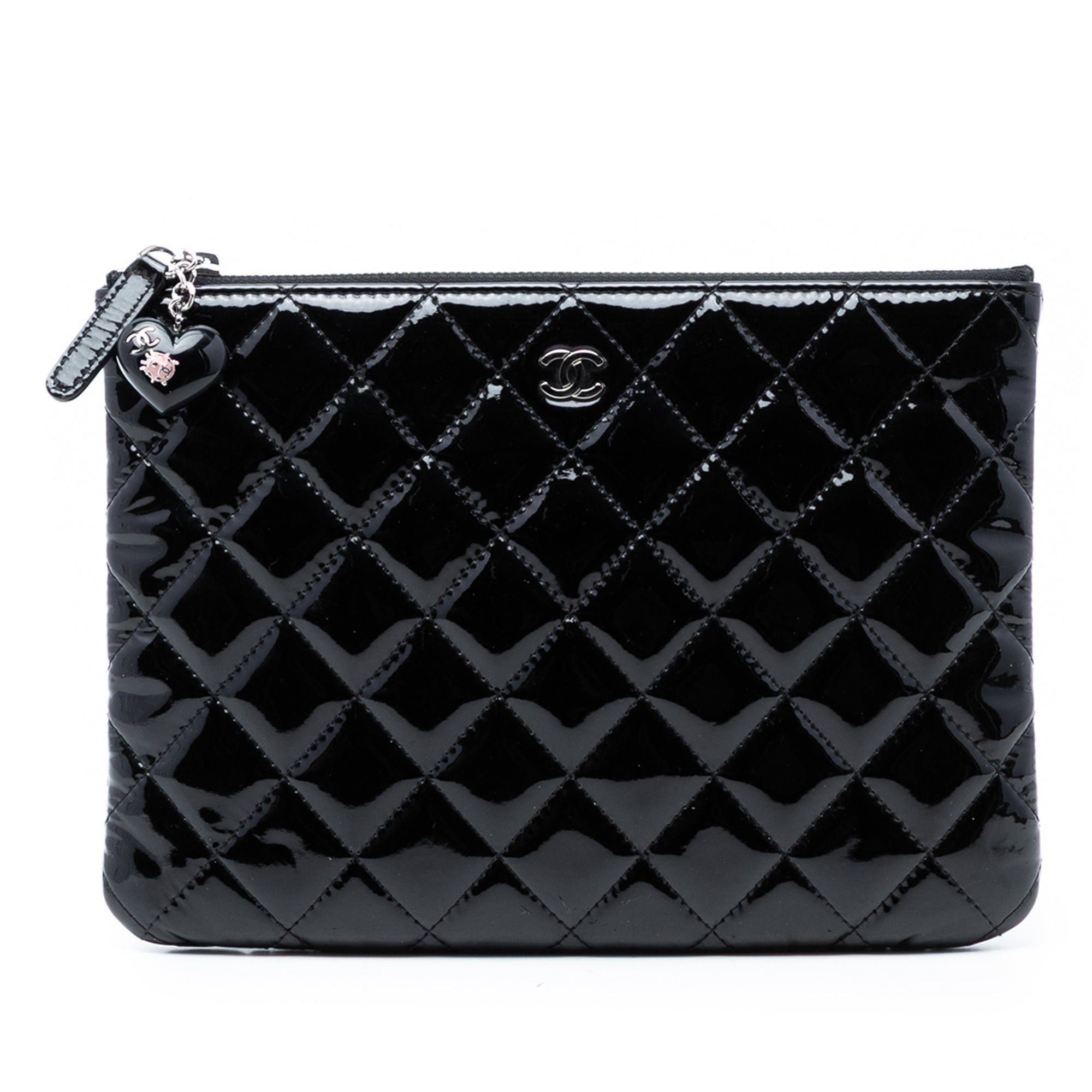 Patent leather handbag