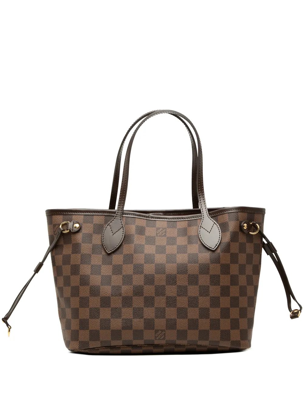 2015 Damier Ebene Neverfull PM tote bag
