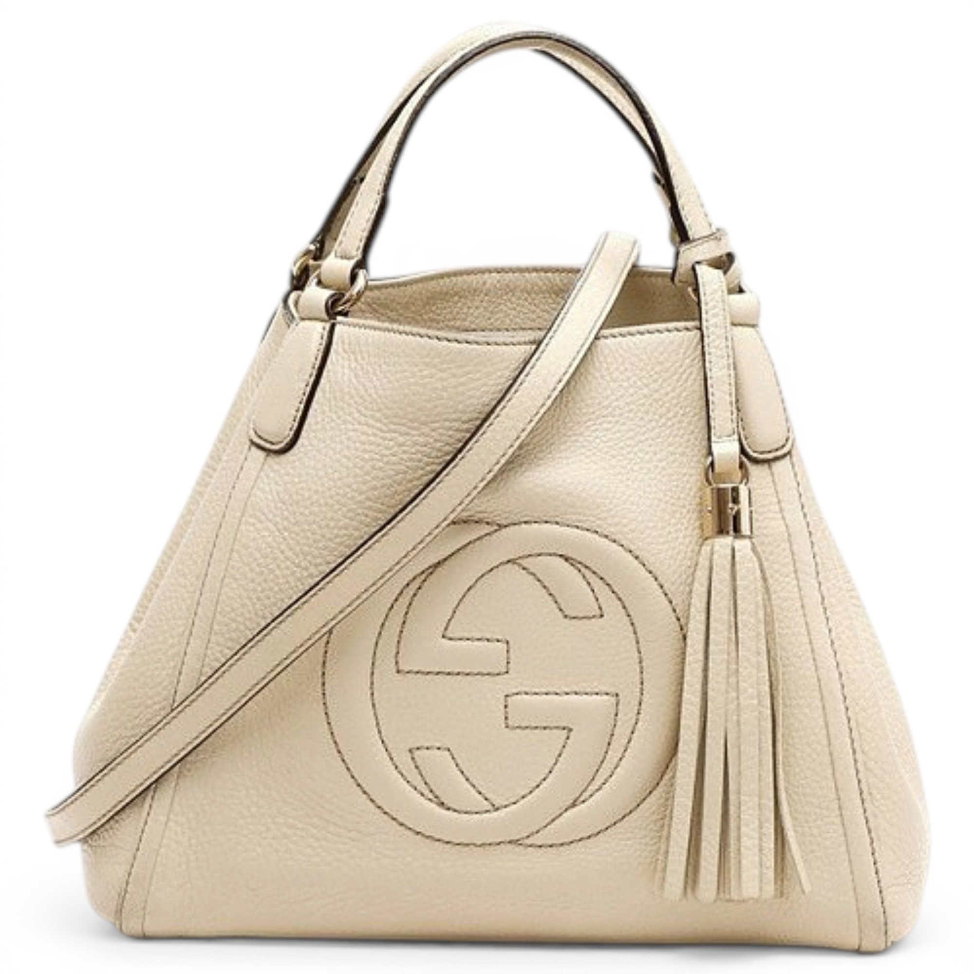 Leather handbag