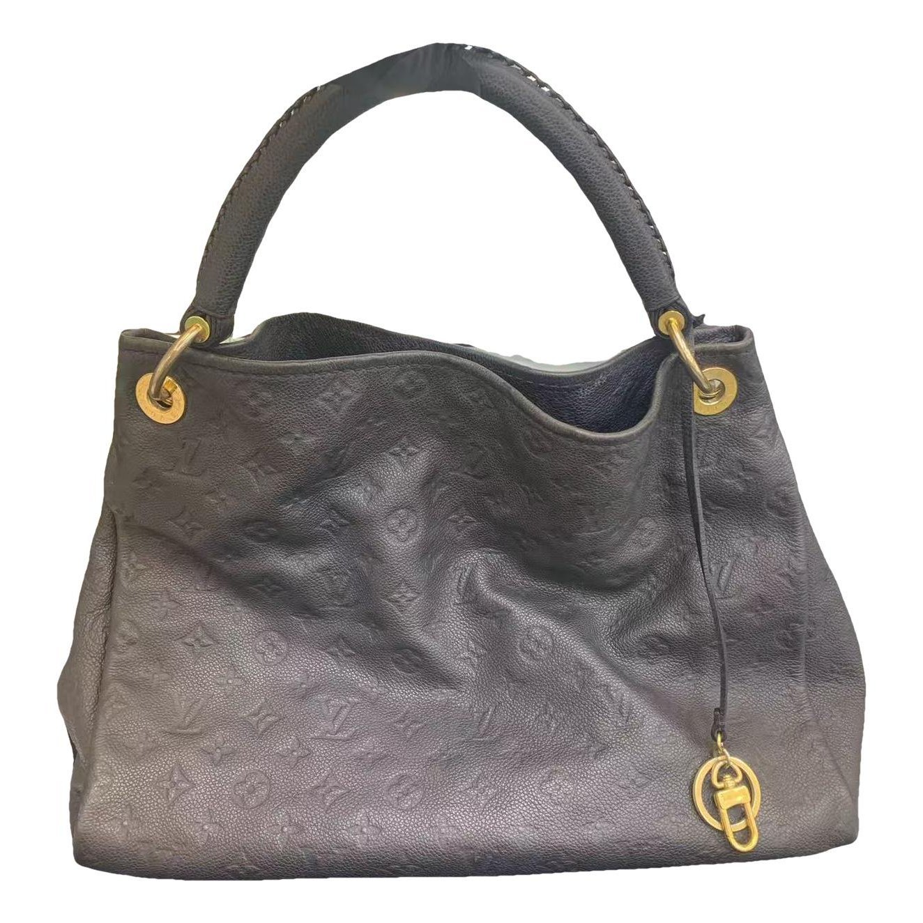 Artsy leather handbag