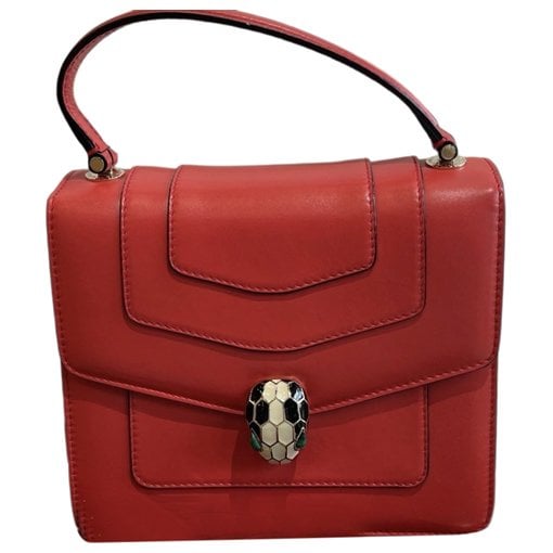 Serpenti leather handbag