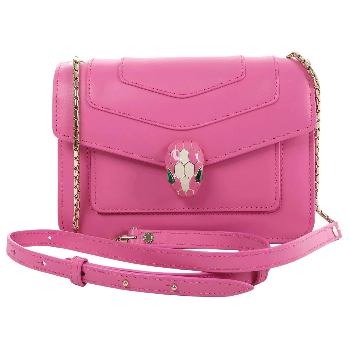 Serpenti leather crossbody bag