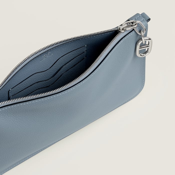 Bleu Lin Zipengo Chaine d'Ancre to Go Pouch