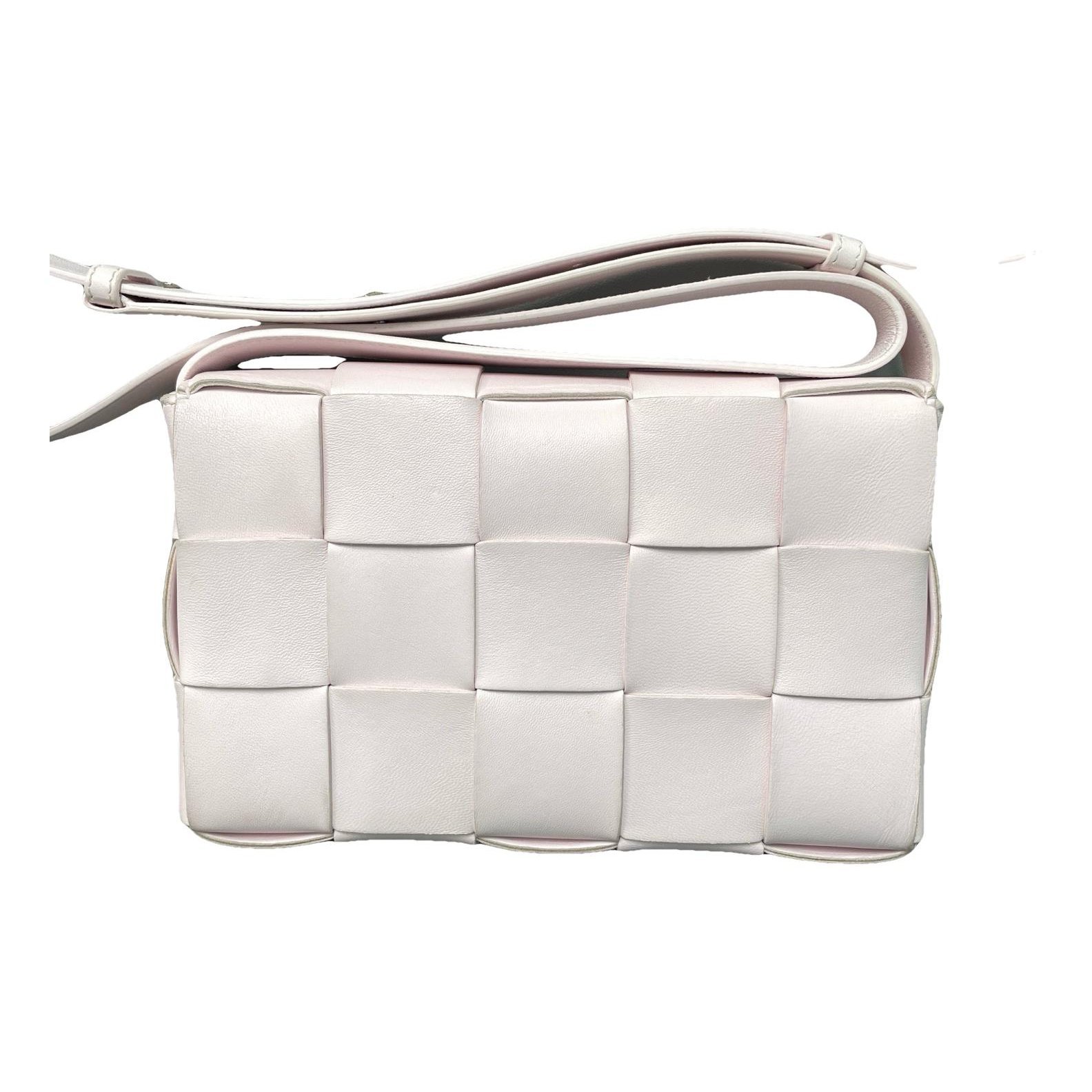 Cassette leather handbag