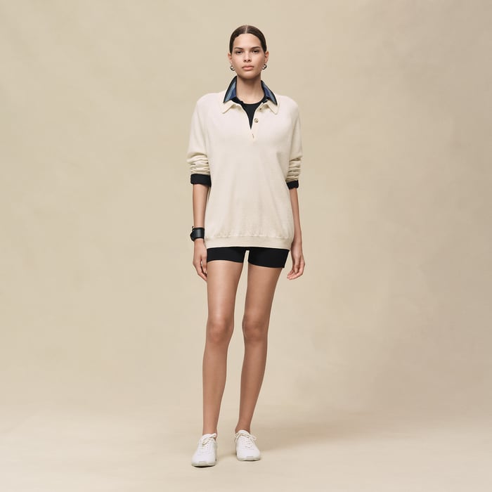 Blanc Naturel Wide Sweater