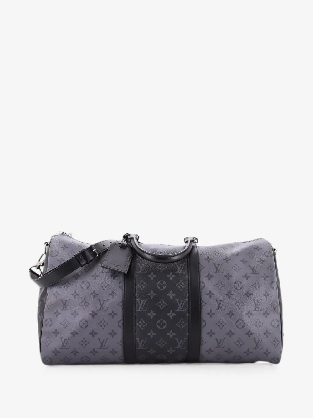 Keepall Bandouliere Bag Reverse Monogram Eclipse Canvas 50 travel bag
