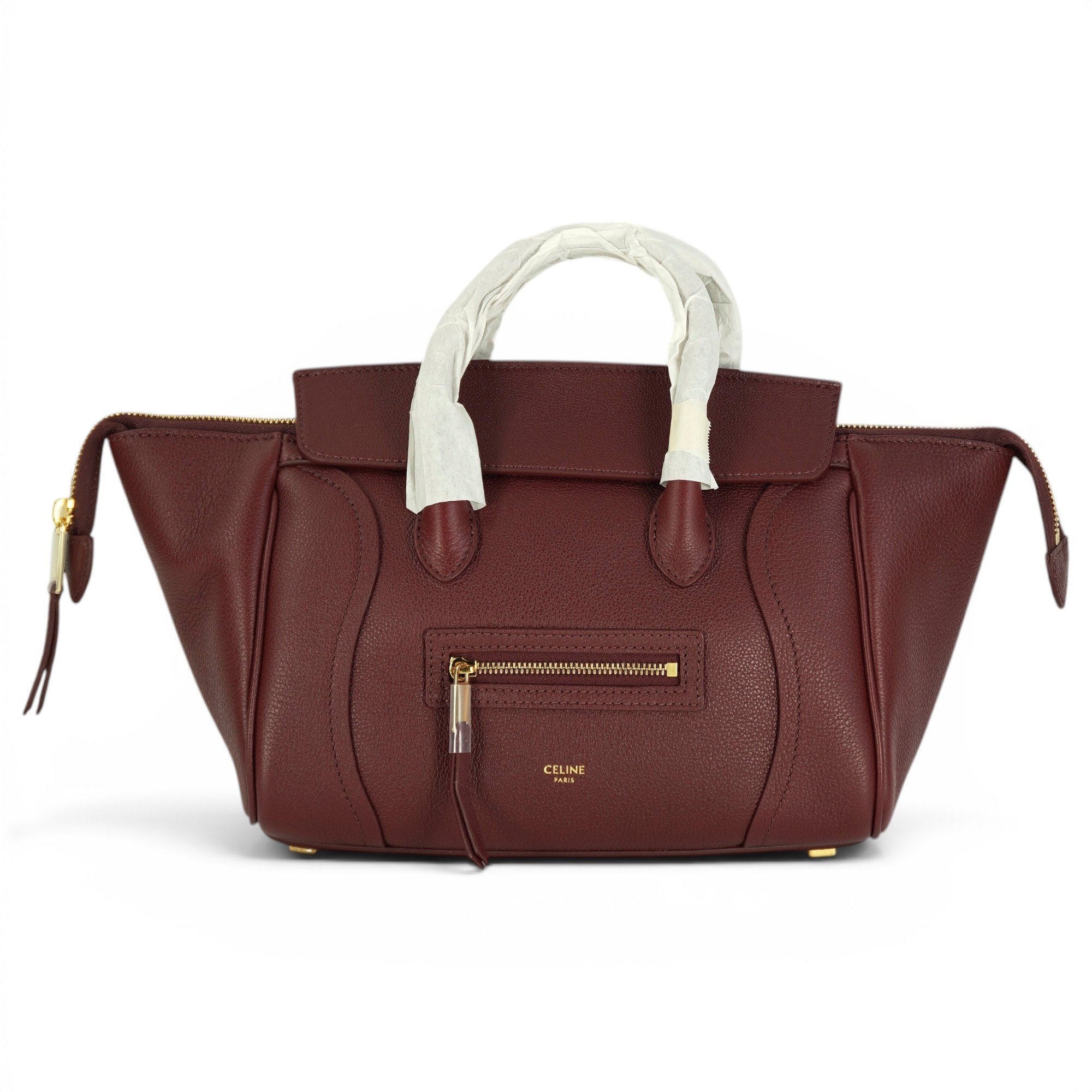 Luggage leather handbag