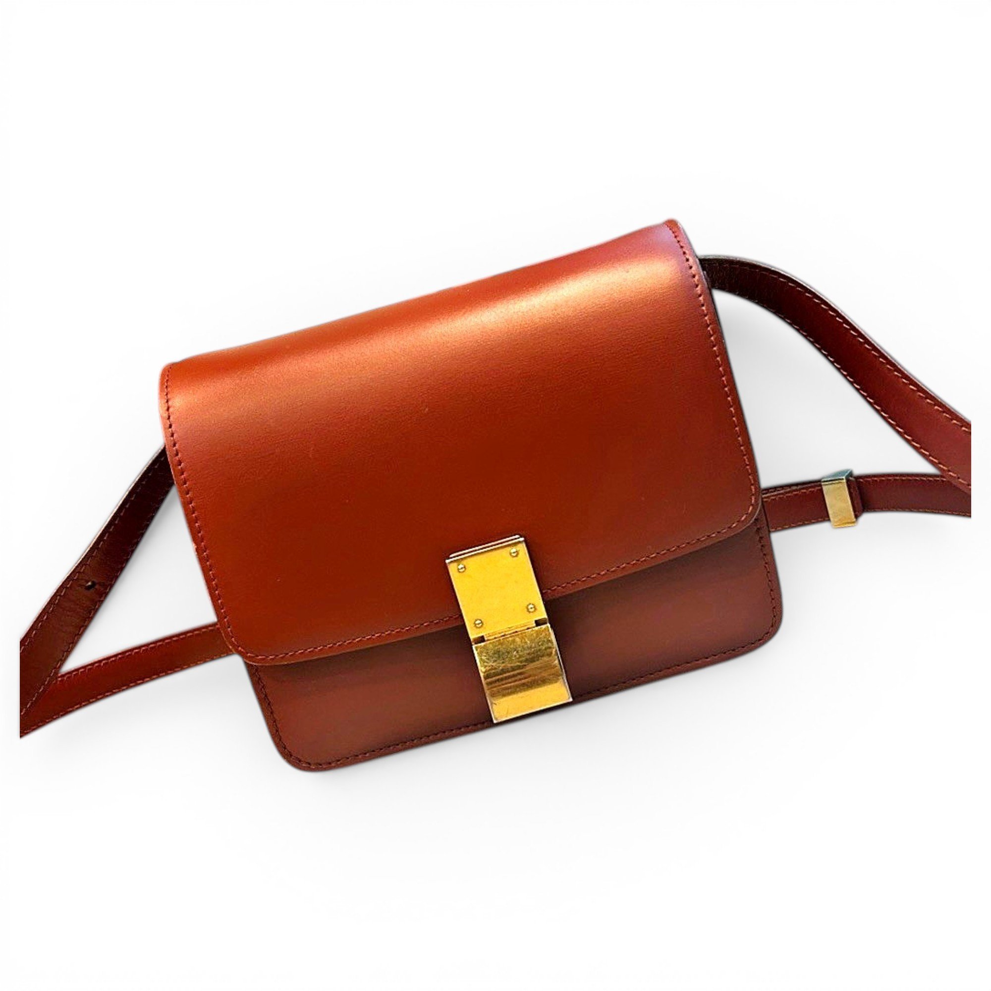 Classic leather handbag