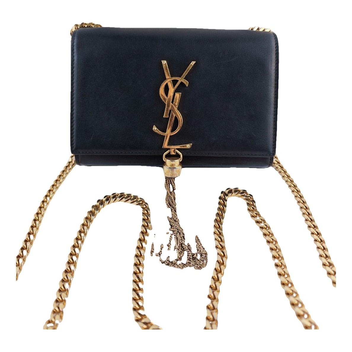 Pompom Kate leather handbag