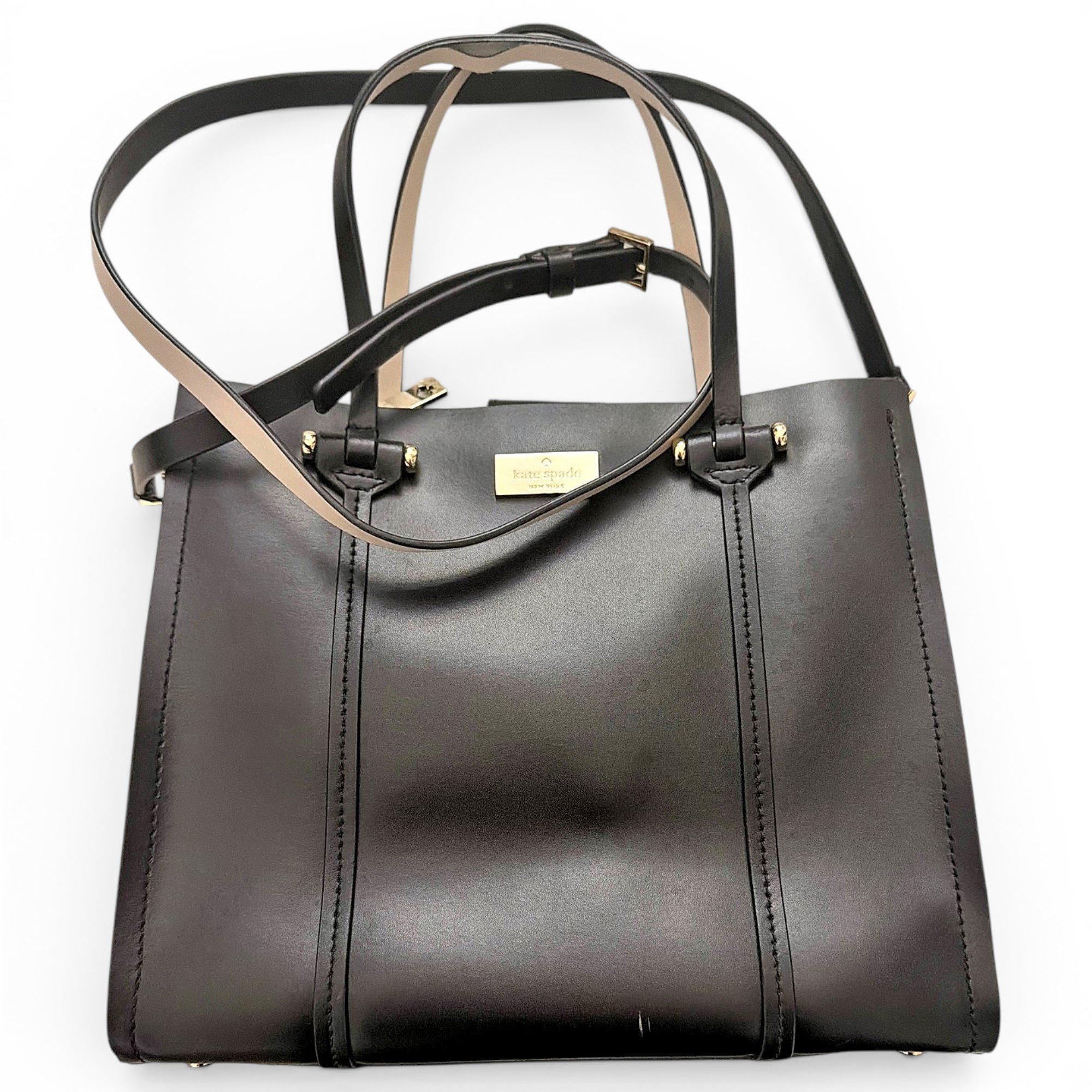 Leather tote