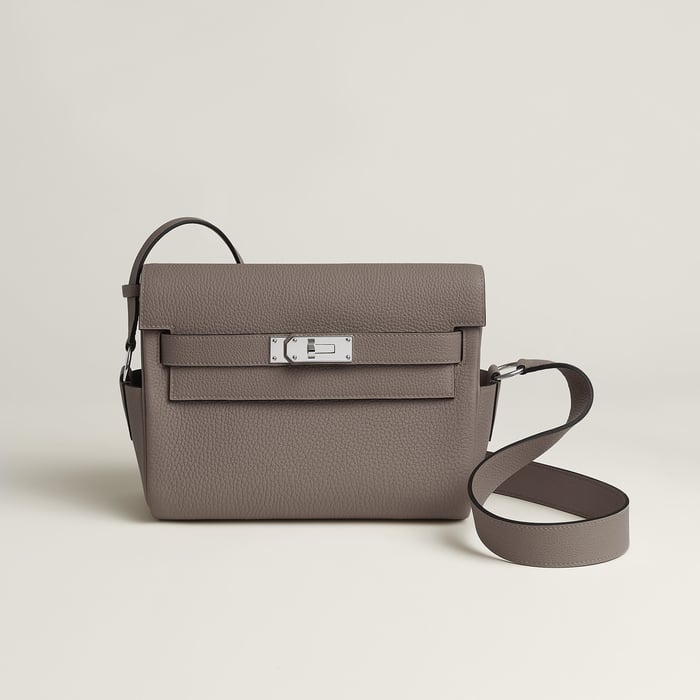 Gris Étain Kelly Messenger Bag
