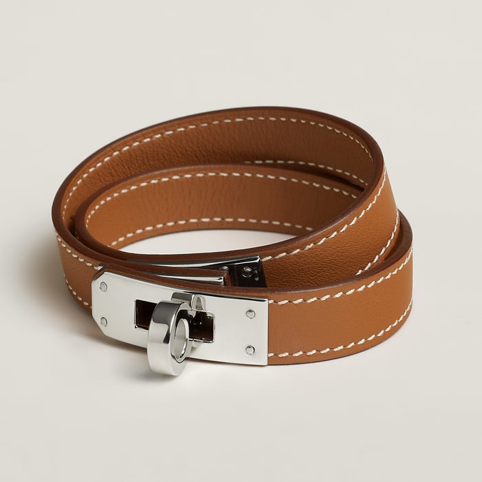 Gold Kelly Double Tour Bracelet