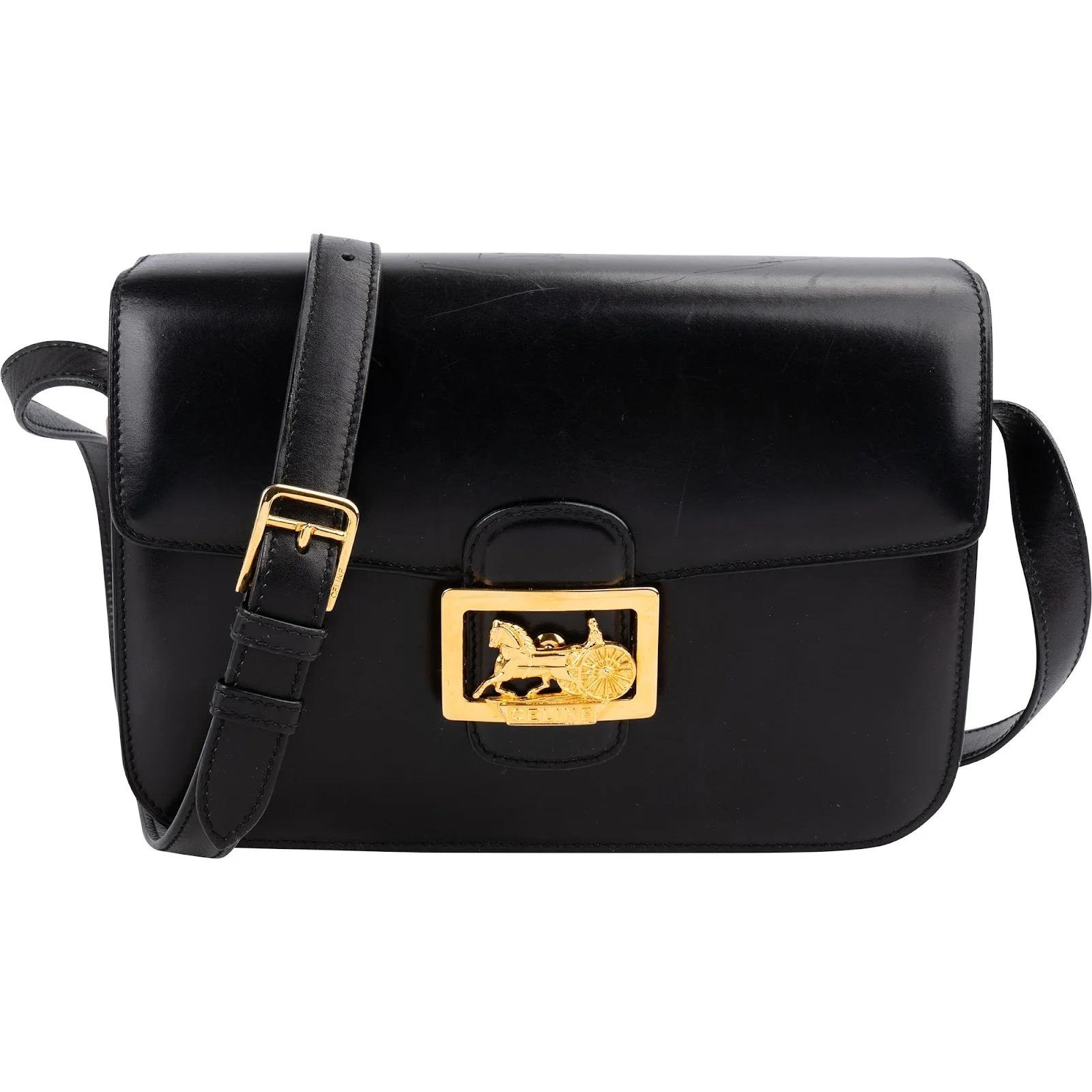 Triomphe leather crossbody bag