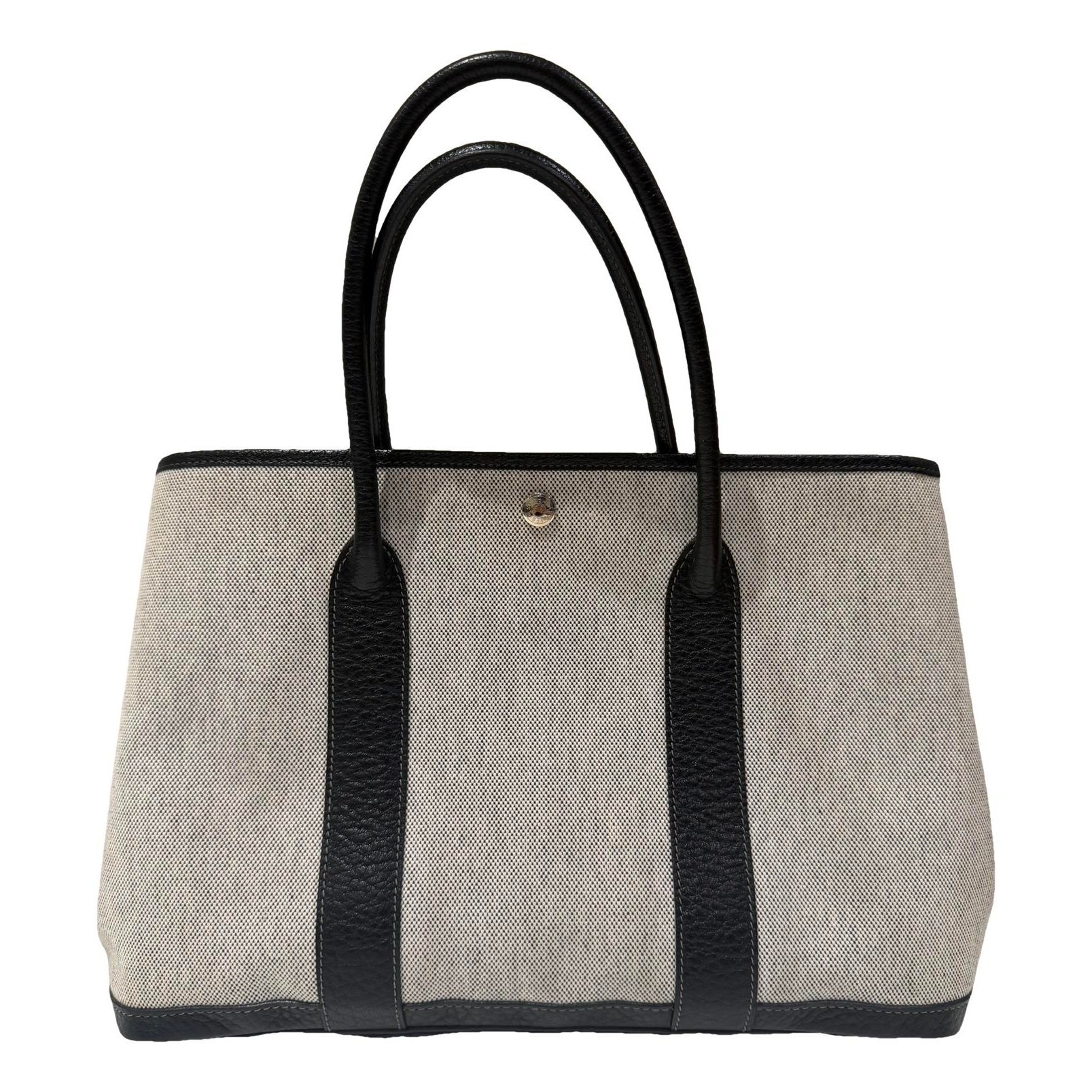 Hermes Garden Party 36 Handbag Black