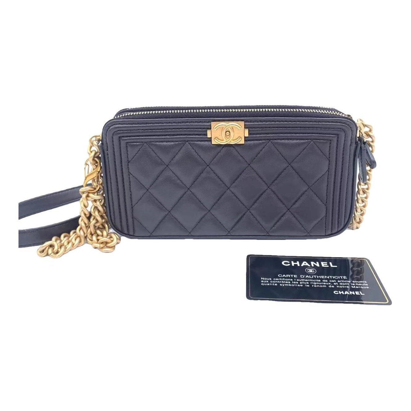 Leather mini bag