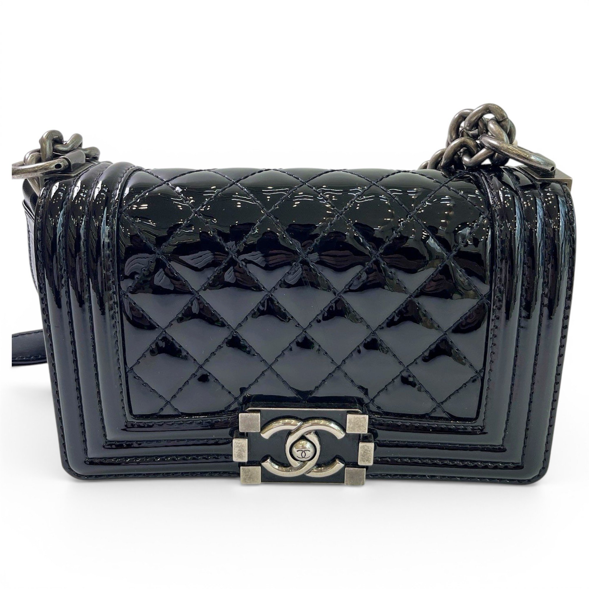 Boy leather crossbody bag