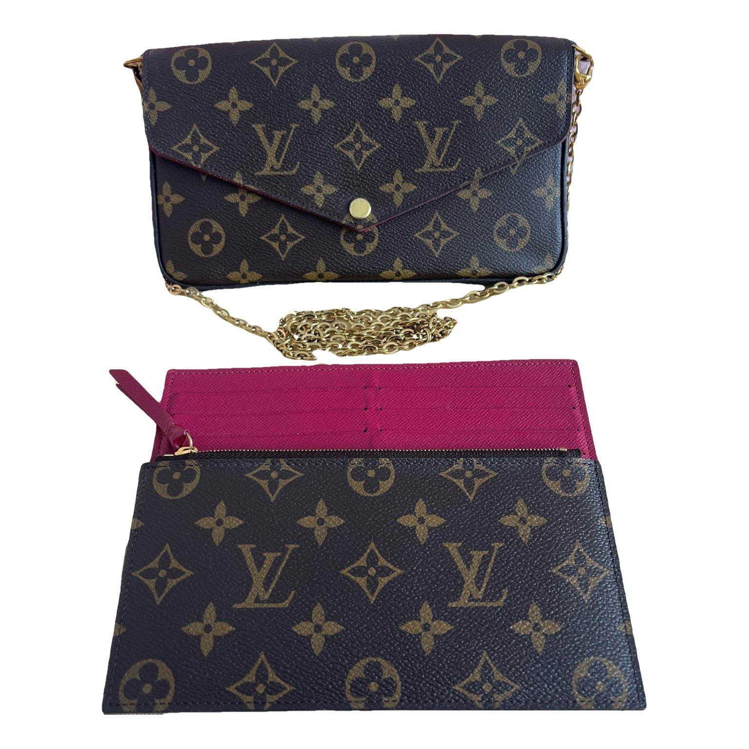 Pochette Accessoire leather handbag