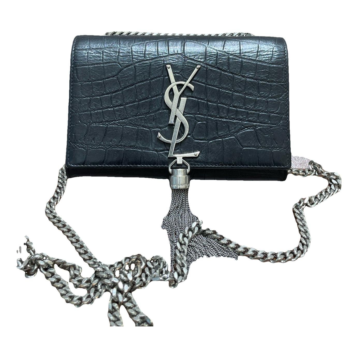 Pompom Kate leather handbag
