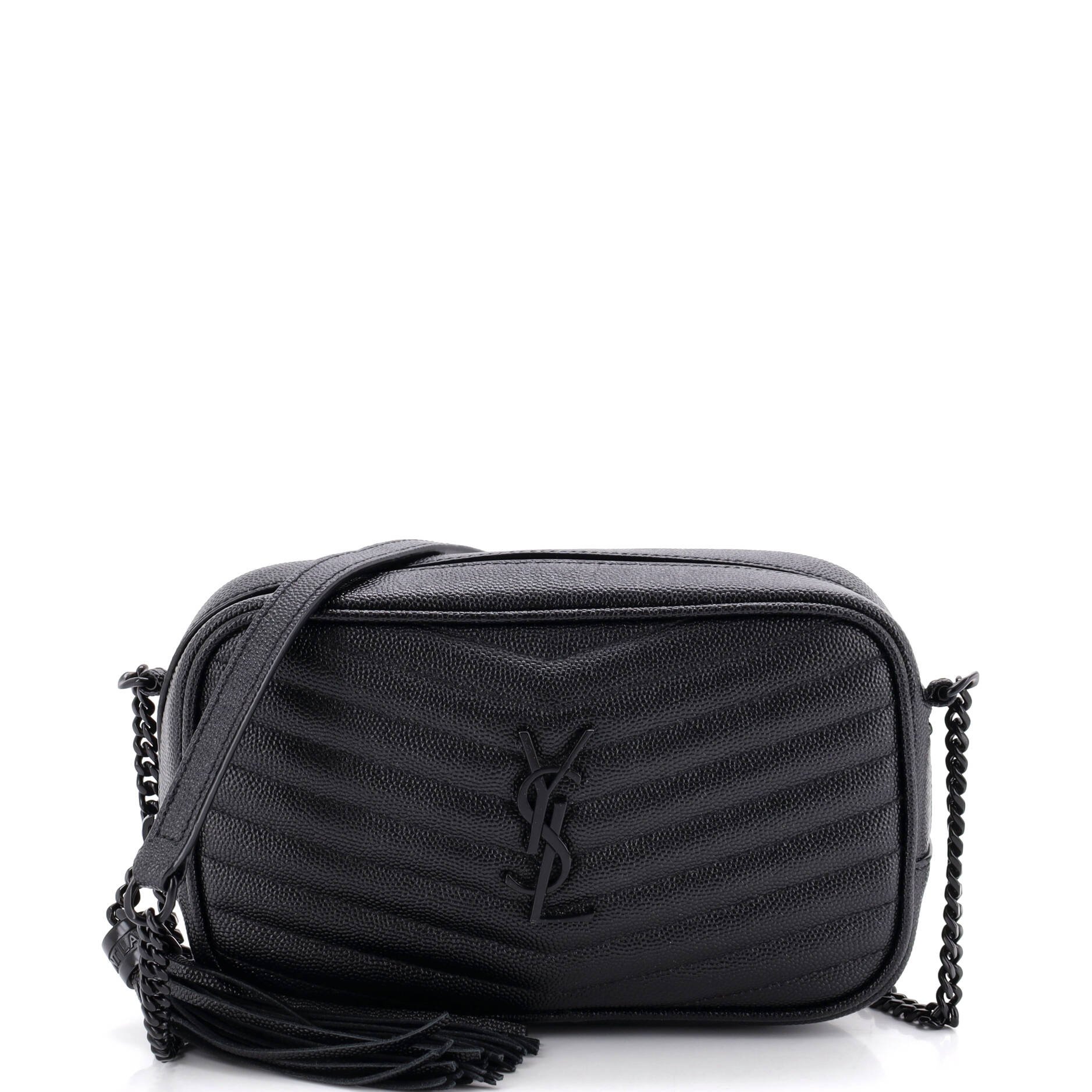 Lou Camera Bag Matelasse Chevron Leather Mini