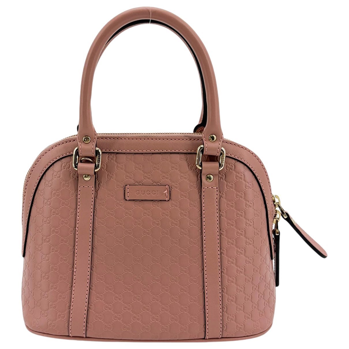 Dôme leather handbag
