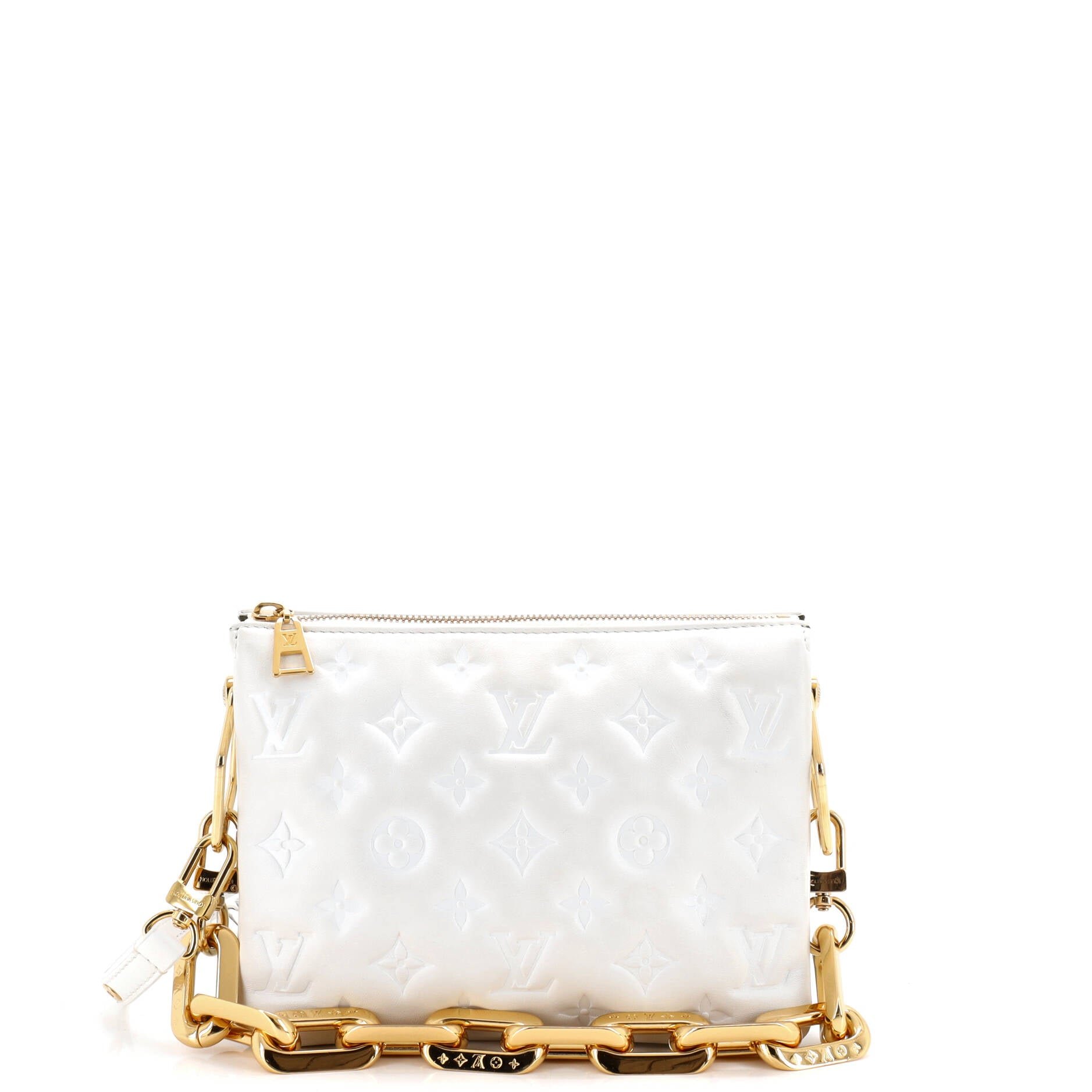 Coussin Bag Monogram Embossed Lambskin BB