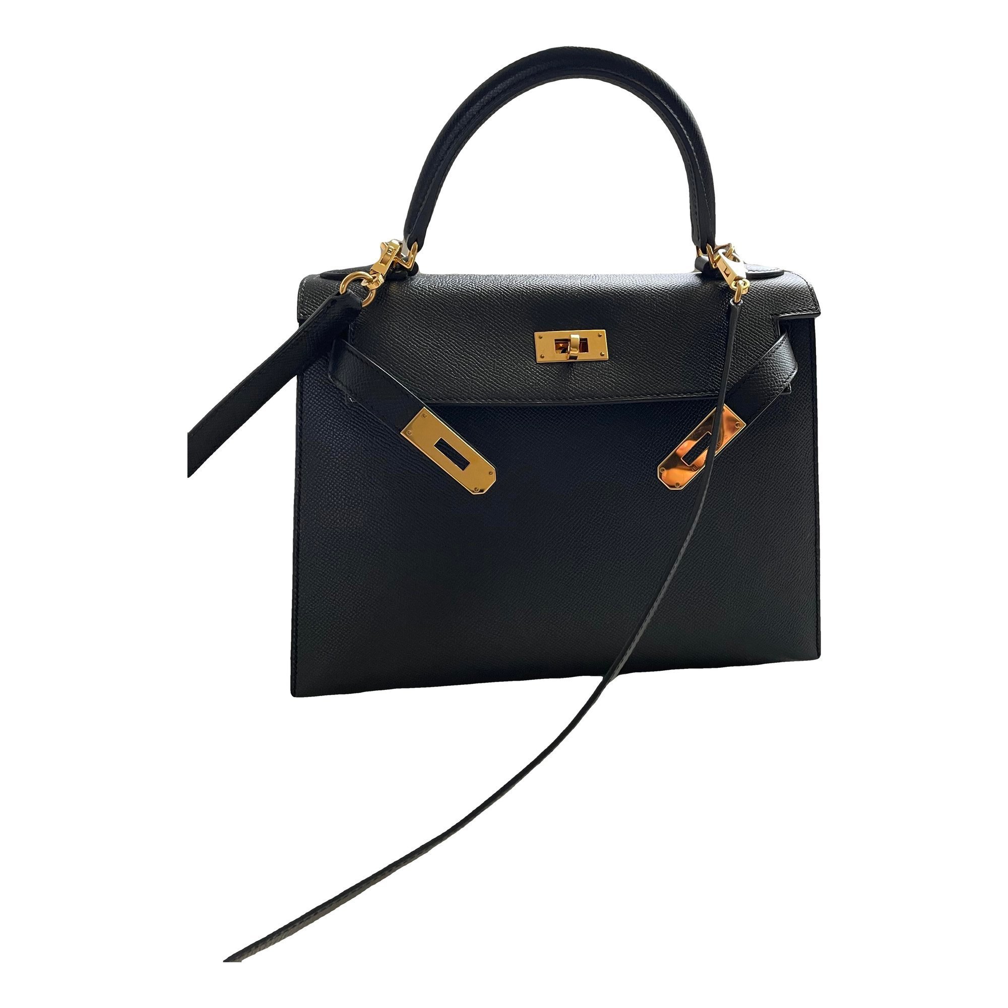 Kelly 28 leather handbag