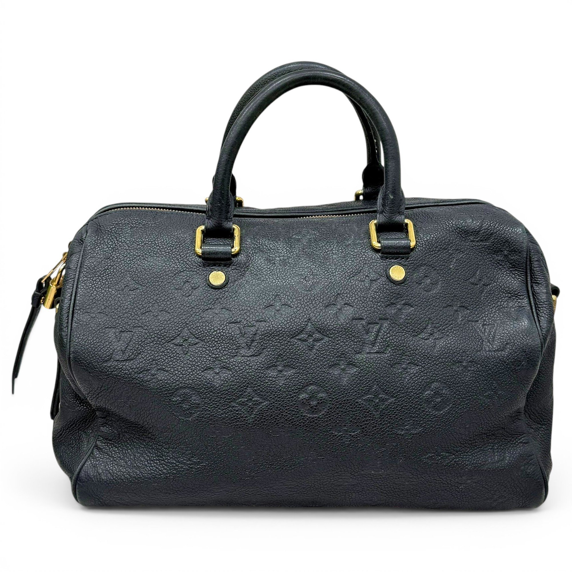 Speedy leather handbag