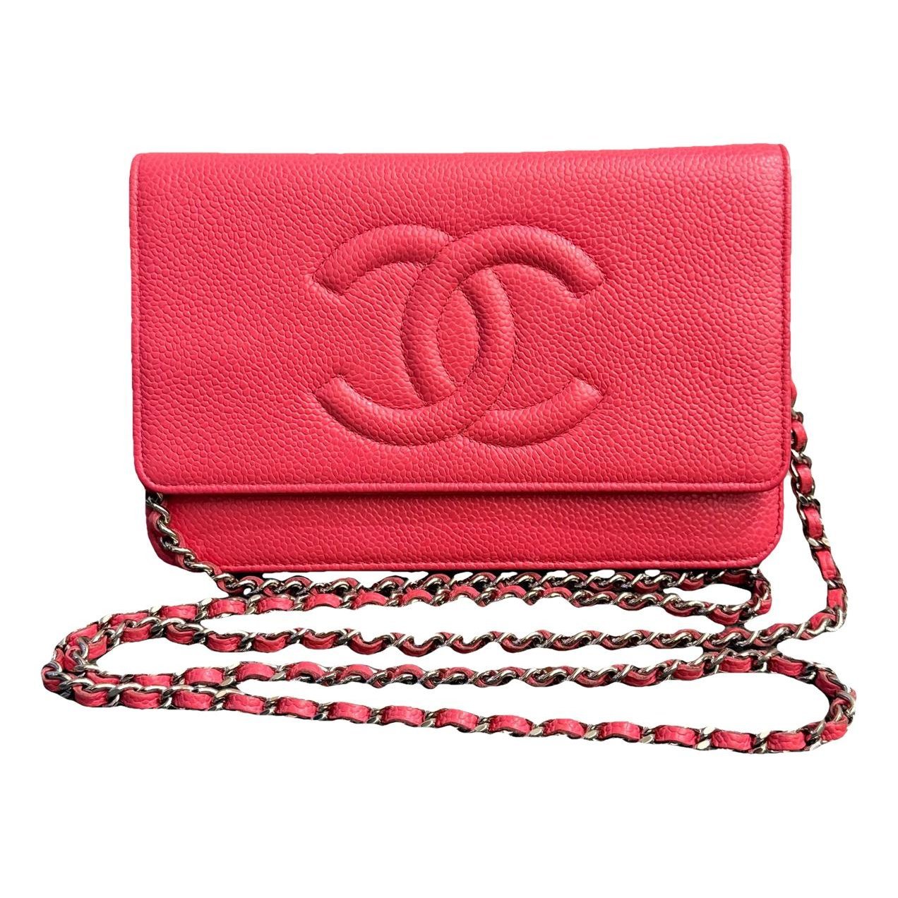 Wallet On Chain Timeless/Classique leather crossbody bag
