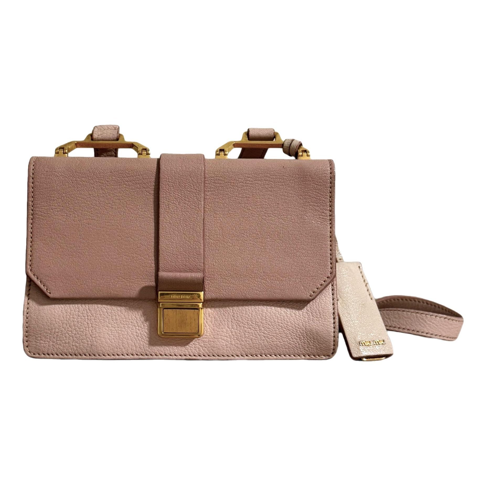 Madras leather handbag