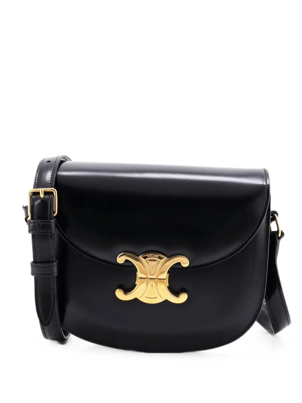 Triomphe Besace Clea Flap Bag Leather shoulder bag