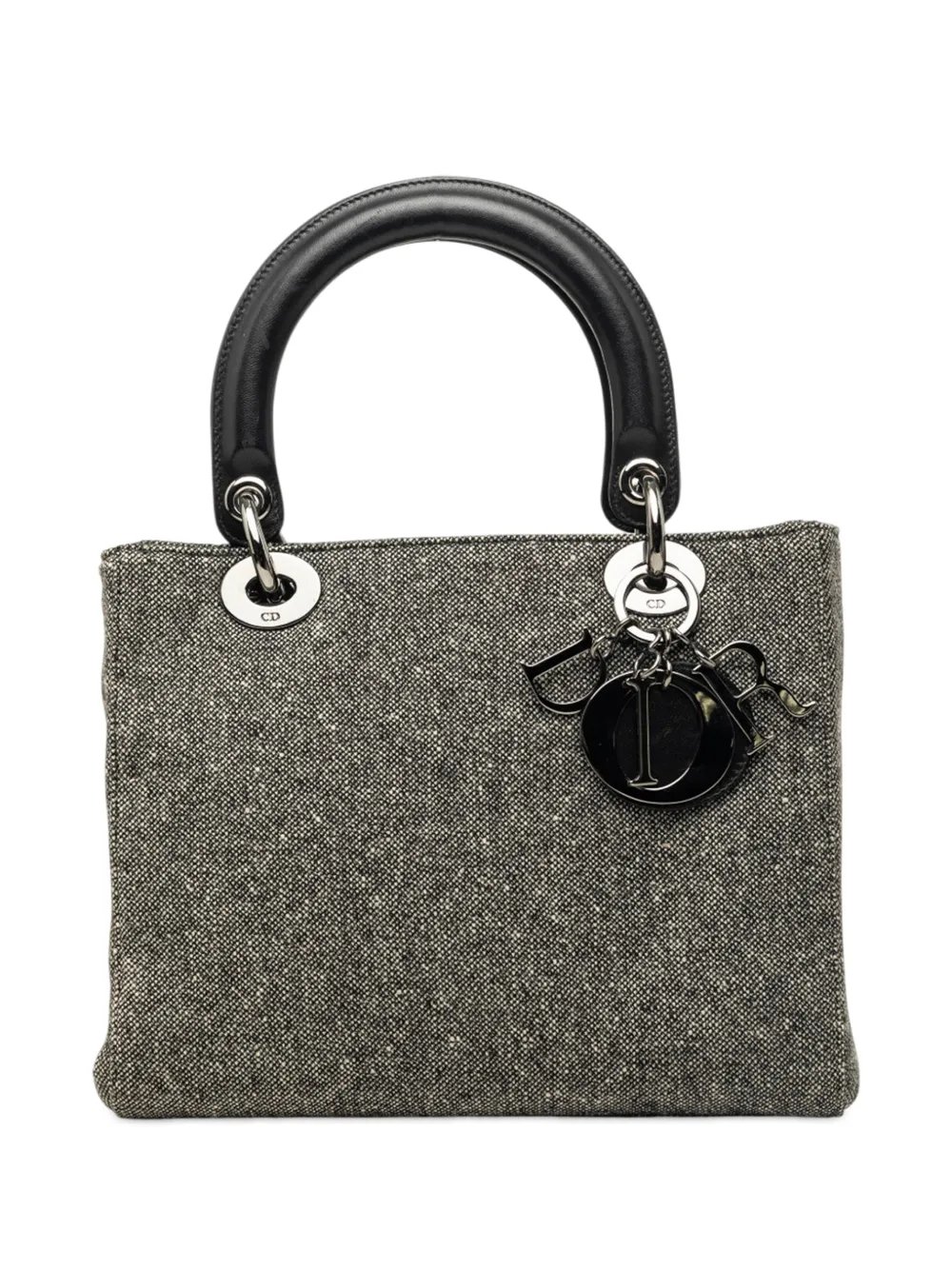 1998 Medium Tweed Lady Dior satchel