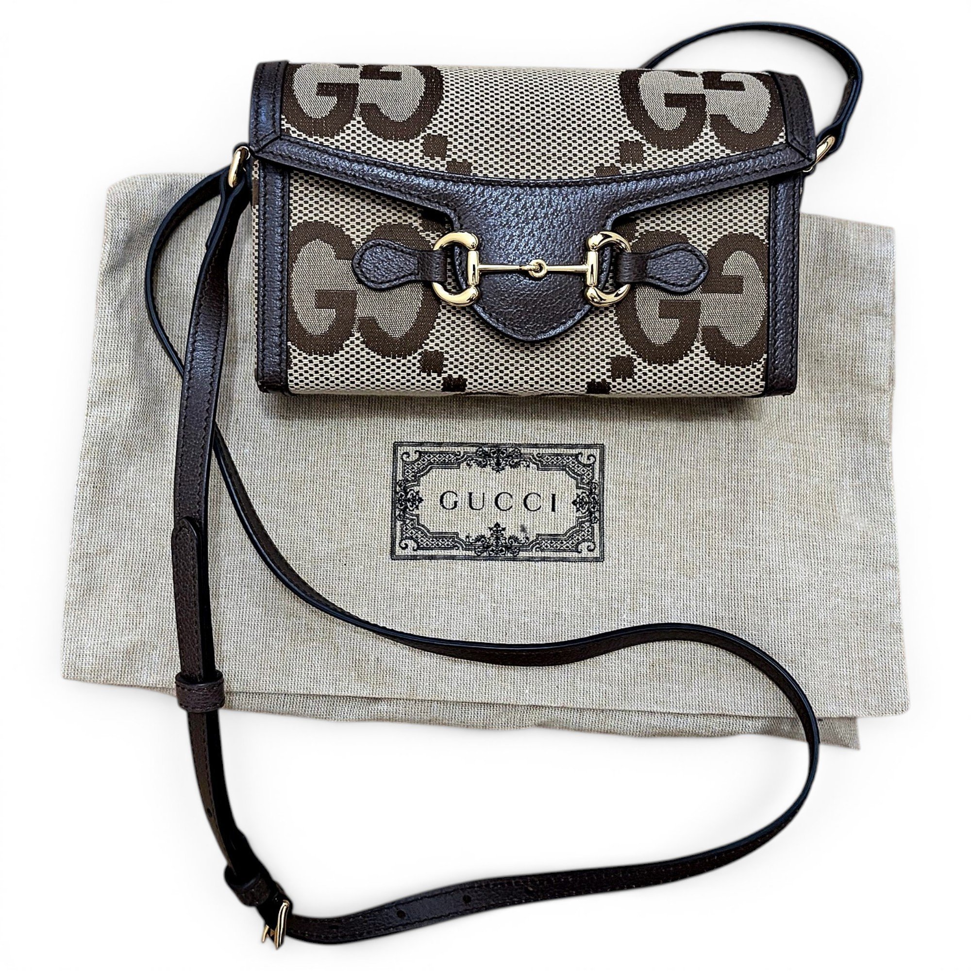 Horsebit 1955 leather crossbody bag