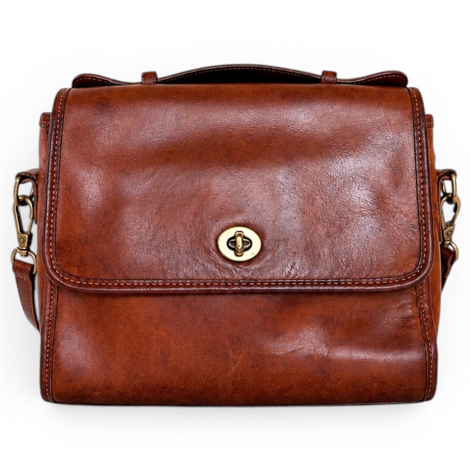 Leather handbag