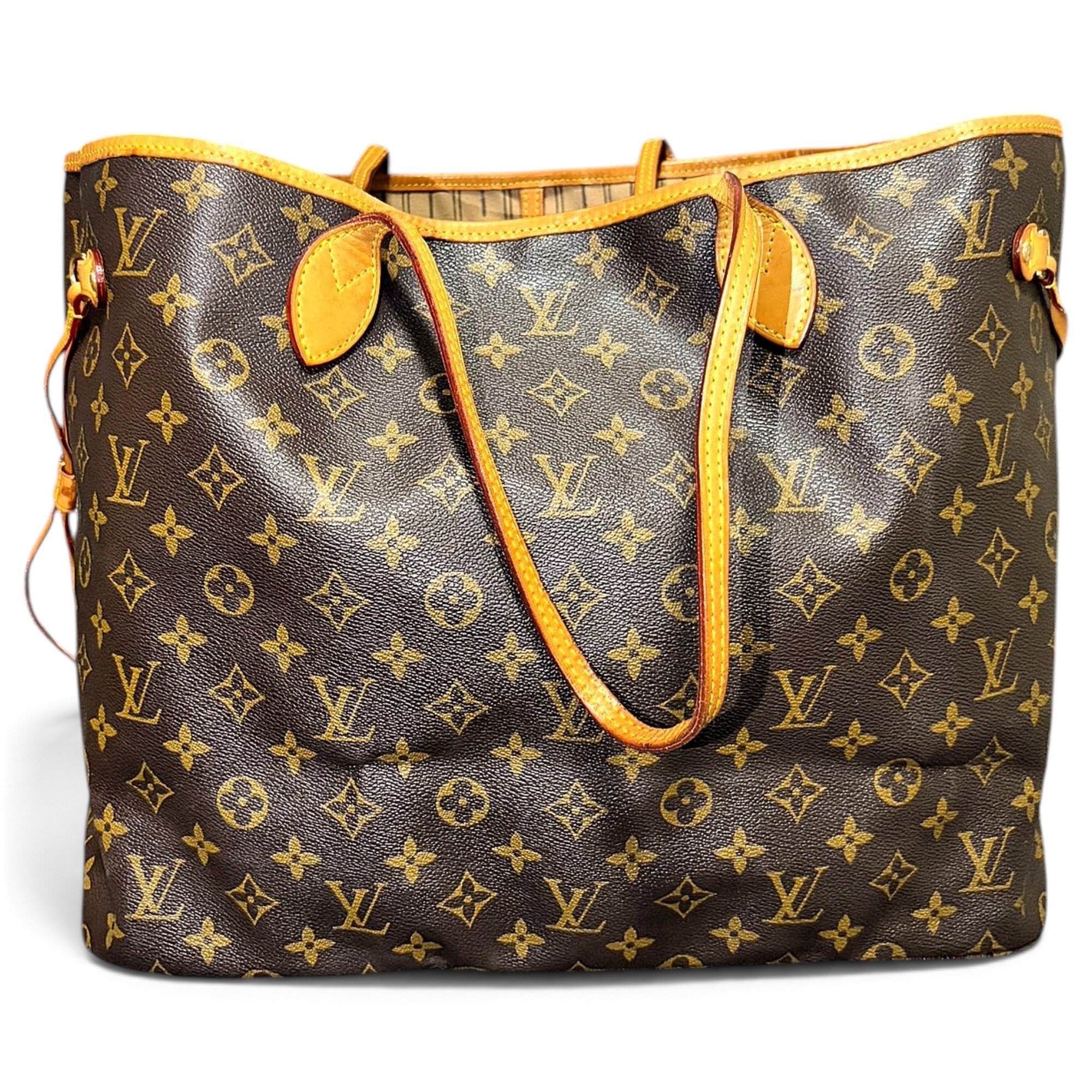 Neverfull leather tote